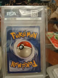 1999 Pokemon Charizard 1st Edition German Glurak 004/102 Holo Psa 8 - Image 2