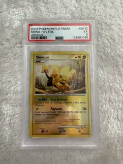 2009 POKEMON PLATINUM ARCEUS #SH12 SHINX-REVERSE FOIL PSA 5 - Image 1