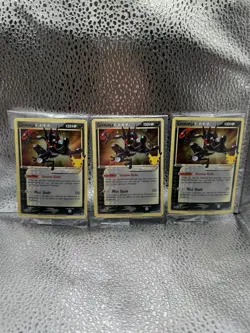 Greninja Gold Star SEALED Promo SWSH144 Pokemon Holo Celebrations X3 - Image 1