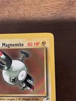 Pokemon TCG Lt. Surge's Magnemite Gym Heroes 80/132 1st Edition Common 40 HP 20. - Image 4