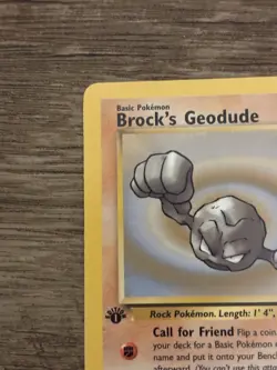 Pokemon TCG Brock's Geodude Gym Heroes 66/132 1st Edition 40 HP Common English - Image 5