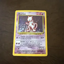 Pokemon TCG Mewtwo Base Set 10/102 Holo 1999-2000 Wizards Base Set Copyright... - Image 1
