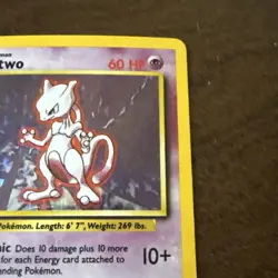 Pokemon TCG Mewtwo Base Set 10/102 Holo 1999-2000 Wizards Base Set Copyright... - Image 4