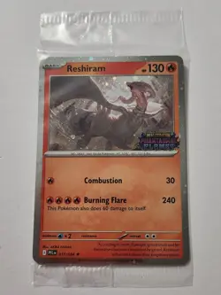 Pokemon Phantasmal Flames Reshiram 017/094 Promo Stamped Sealed TCG - Image 1