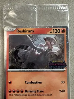 Reshiram 017/094 - SEALED Stamped Promo - Pokemon TCG: Phantasmal Flames - Image 2
