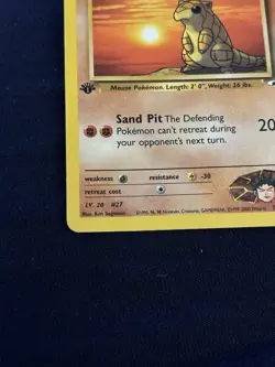 Pokemon TCG Gym Heroes Brock's Sandshrew 1st Edition 72/132 Common 50 HP - Image 5