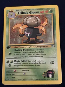 Pokemon TCG Erika's 1st edition - Image 1