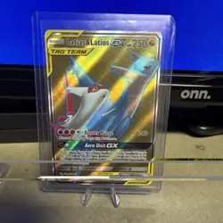 Pokemon Latias & Latios GX TAG TEAM Ultra Rare Full Art Holo 169/181 Sm-Team Up - Image 1