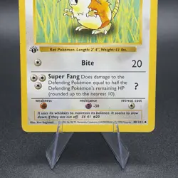 Pokemon Raticate 040/102 First Edition Base Set (Shadowless) Regular - Image 3