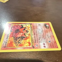 Pokemon Brock's Vulpix Gym Challenge 37/132 Common Basic 50 HP Regular - Image 3