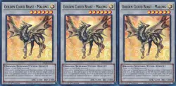 3x Golden Cloud Beast - Malong | MP24-EN203 | UR | 1st Ed | NM | YuGiOh - Image 1