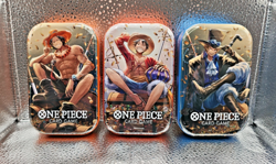 One Piece Tin Pack Set Vol 2 TS-02 - Set of all 3 Sealed - Image 1