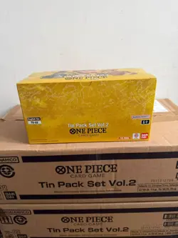 One Piece: TS-02 (English) - Tin Pack Full Display Set Vol.2 - 12 Tins SEALED - Image 2