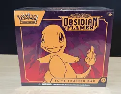 POKEMON SCARLET & VIOLET OBSIDIAN FLAMES FACTORY SEALED ELITE TRAINER BOX ETB - Image 1