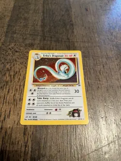 Pokemon Erika's Dragonair Holo Card 4/132 Vintage Gym Challenge English 2000 - Image 2