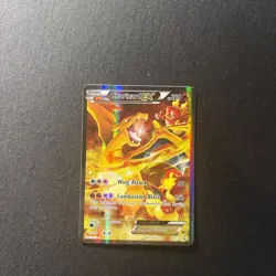 Pokemon 2016 Charizard EX Full Art Holo Black Star Promo Card XY121 - Image 3