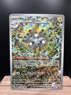 Magneton SVP 159 Black Star Promo Holo Card Surging Sparks, Pokemon TCG Full Art - Image 1