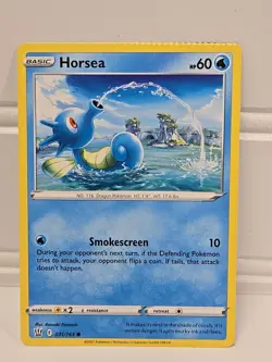 2021 HORSEA Crimp Error #031/163 Battle Styles Non Holo NM Pokemon Card TCG - Image 2