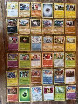 Pokeman Card Lot - 75+ Cards In pretty Good Shape - Image 1