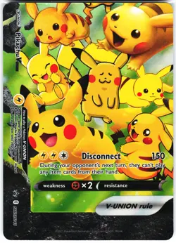 Pokemon Card- Pikachu V-Union [Set of 4]Sword & Shield Promo Cards #SWSH140 - Image 5