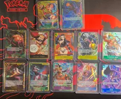 One Piece TCG Monkey.D.Luffy Lot Alternative Art Card English Edition (12) Cards - Image 1