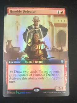 Humble Defector MTG Commander Legends 667 Extended Foil Uncommon NM - Image 1