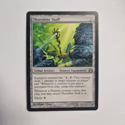 MTG Thornbite Staff Morningtide 145/150 Excellent Condition - Image 1