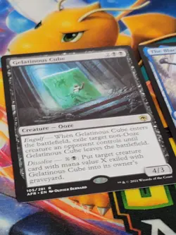 C1930 MAGIC MTG FOROGTTEN REALMS GELATINOUS CUBE THE BLACKSTAFF OF WATERDEEP NM - Image 3