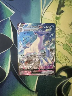 Pokemon TCG Ice Rider Calyrex Vmax Alt Art 203/198 Chilling Reign Set NM - Image 3