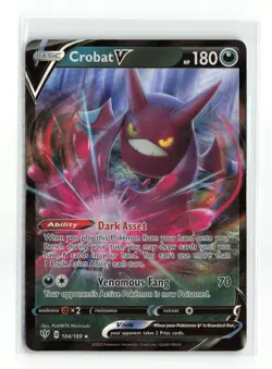 CROBAT V 104/189 DARKNESS ABLAZE POKEMON TCG NM - Image 1