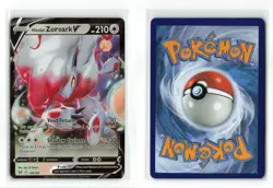 HISUIAN ZOROARK V 146/196 LOST ORIGINS POKEMON TCG NM - Image 3