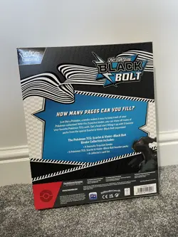 Pokemon TCG Black Bolt Binder Collection - Brand New & Sealed - Image 2