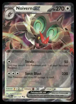 Pokemon Cards Noivern ex 091/131 Prismatic Evolutions Double Rare NM - Image 1