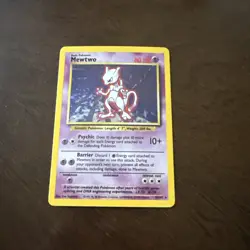 Pokemon TCG Mewtwo Base Set 10/102 Holo 1999-2000 Wizards Base Set Copyright... - Image 1