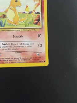 Charmander 46/102 Base MINT Set Pokemon 1999-2000 Vintage - Image 2