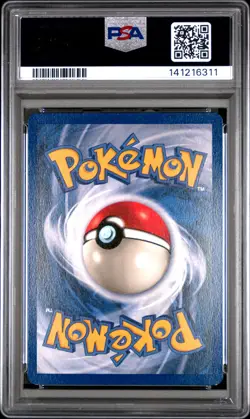1999 POKEMON FOSSIL #4 DRAGONITE-HOLO PSA 7 - Image 2