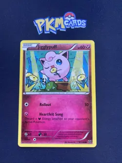 Pokemon TCG Jigglypuff XY Base Set 87/146 Regular LP. - Image 1