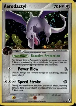 Aerodactyl 1/92 Holo Rare EX Legend Maker Pokemon - Image 1