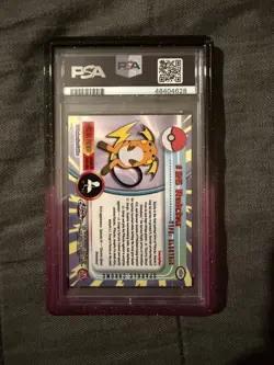 Pokemon Topps Chrome Sparkle Raichu PSA 10 GEM MINT - Image 2