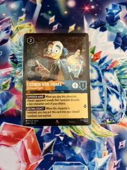 Ludwig Von Drake All-Around Expert 7/204 Reign of Jafar Disney Lorcana - EN-8 - Image 1