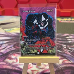 Savage Beating (Borderless) Marvel Universe Eternal-Legal Regular NM-M Unplayed - Image 1