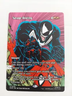 Savage Beating (Borderless) Marvel Universe Eternal-Legal Regular - Image 1