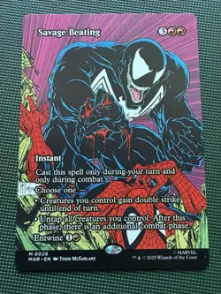 Savage Beating (Borderless) Marvel Universe Eternal-Legal Regular - Image 1