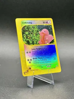 Lickitung 90/147 Reverse Holo Pokemon Aquapolis 2002 Wotc Vintage Holo LP - Image 1