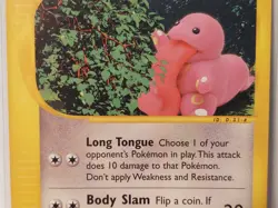 Pokemon Common Lickitung 90/147 Aquapolis Non Holo - Moderately Played (MP) - Image 3