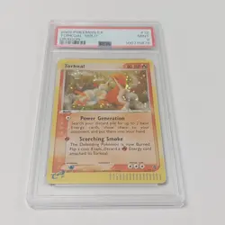 Pokemon TCG ex Dragon 2003 Ex Dragon Torkoal holo 12/97 PSA 9 - Image 1