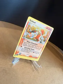 Pokemon TCG Torkoal 12/97 EX Dragon Holo Rare Swirl - Image 2