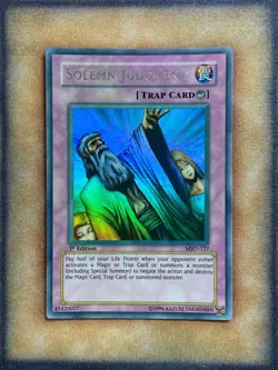 Yugioh Solemn Judgment MRD-127 Ultra Rare 1st Edition FADED! NM - Image 1