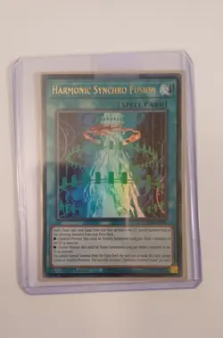YUGIOH HARMONIC SYNCHRO FUSION ULTRA RARE 1ST NEAR MINT MZMI-EN035 - Image 3