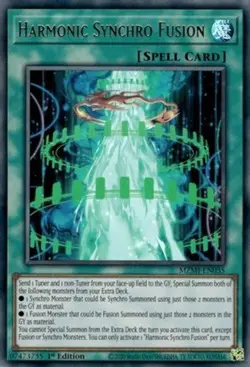 *** HARMONIC SYNCHRO FUSION *** 1ST EDITION ULTRA RARE MZMI-EN035 YUGIOH! - Image 1